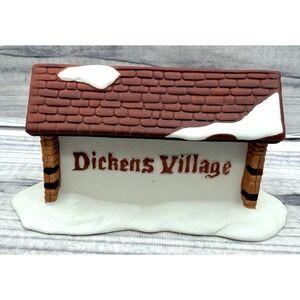 DEPT 56 THE HERITAGE VILLAGE COLLECTION DICKENS' VILLAGE SIGN